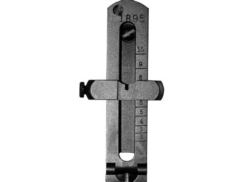 Features interchangeable front and rear <b>sights</b>. . Ladder sight for marlin 1895